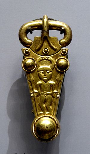 The Finglesham Buckle at the Ashmolean Museum