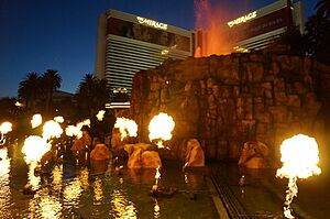 The Mirage Vegas Volcano