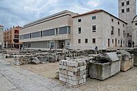 The Roman forum remains of Iader, Zadar, Croatia (15901686790)