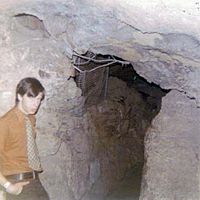 Tour guide at Cave of the Winds (1972)