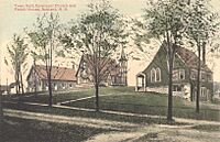 Town Hall, Episcopal Church & Parish House, Ashland, NH
