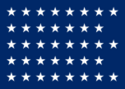 US Naval Jack 38 stars.svg
