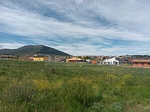 View of El Espinar from the east