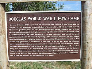 WWII POW Camp sign