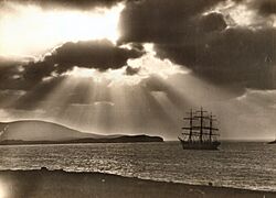 Wind Bound Lerwick around 1880