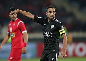 Xavi in Persepolis FC and Al sadd Match
