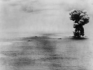 Yamato battleship explosion