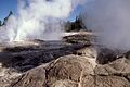 Yellowstone Fan and Mortar Geysers