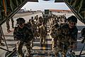 2nd Battalion, 503rd Infantry Regiment, 173rd Airborne Brigade depart Aviano Air Base, Italy, Feb. 24, 2022