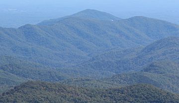 Adams Mountain, NC viewed from Beacon Heights, Oct 2016.jpg