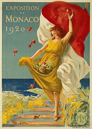 Affiche PLM Exposition Monaco