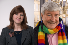 Alison Johnstone MSP and Robin Harper MSP