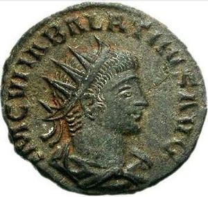 Antoninian Vaballathus Augustus (obverse)