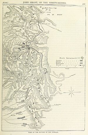 Battle of Nivelle map