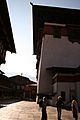 Bhutan architecture dzong courtyard