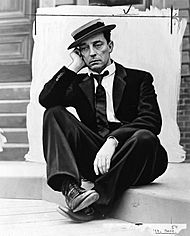 Buster Keaton in costume