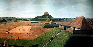 Cahokia Mounds -- UNESCO reconstruction