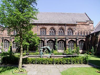 Chester Cathedral, Cloisters Garth