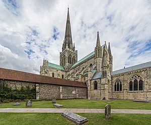 Chichester Cathedral Exterior, West Sussex, UK - Diliff