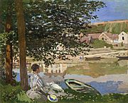 Claude Monet - On the Bank of the Seine, Bennecourt - 1922.427 - Art Institute of Chicago