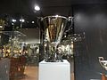 Close up of the European Cup Winners' Cup trophy