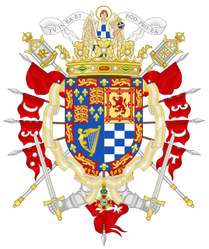 Coat of Arms of the 18th Duchess of Alba (Order of Isabella the Catholic)