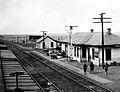 Colorado & Southern station in Ludlow, Colorado, 1913