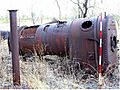 Content Mine - remains of C2 cylinder portable steam engine