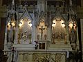 Detail of altar in Saint Patrick Church; Lowell, MA; 2012-05-19