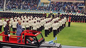 Duma Boko inauguration parade