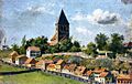 Edvard Munch - Telthusbakken with Gamle Aker Church (1880)