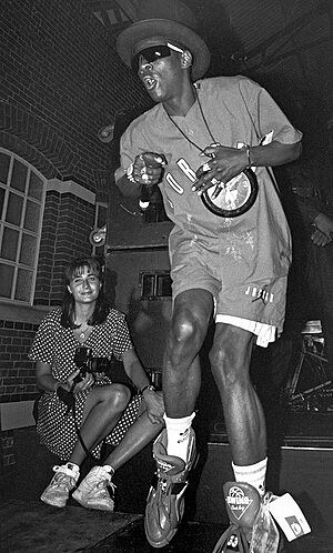 Flavor Flav - Public Enemy- konser-Slakthuset-Malmö-1991