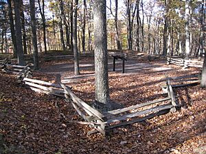 Fort Mill Ridge Civil War Trenches Romney WV 2008 10 30 15