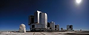 Four VLT Unit Telescopes Working as One