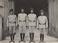 Four soldiers of King Edward VII's African Rifles by Sir (John) Benjamin Stone
