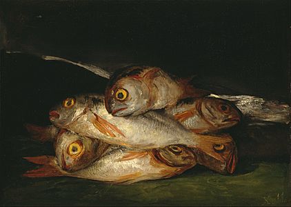 Francisco de Goya - Still Life with Golden Bream - Google Art Project