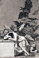Francisco de Goya y Lucientes - The Dream of Reason Brings forth Monsters - Google Art Project