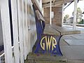 GWR Shirt Button Bench at St Erth Station