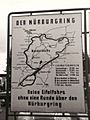 German Grand Prix at Nürburgring sign from 1964