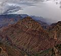 Grand Canyon National Park Summer Storm - Coronado Butte crop