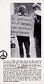 Igal protesting war in Vietnam, July 4, 1966 in Copenhagen