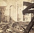 Interior view of the North Side, with the Chancel, from the N.W. cor. of South Tower, from Robert N. Dennis collection of stereoscopic views crop