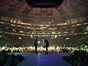 Justin Flom at Madison Square Garden