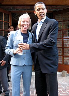 Karla Jurvetson and Barack Obama (527331373)