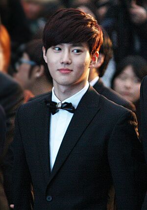 Kim Joon Myun at the Hallyu Star Street on March 2014 01