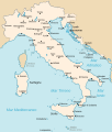 Kingdom of Italy 1942 with provinces