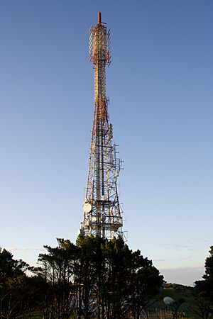 Kordia TV mast, Mount Kaukau, New Zealand