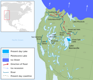 Lake bonneville map