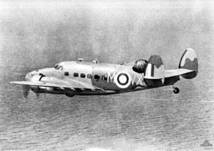 Lockheed Hudson 206 Sqn in flight 1940