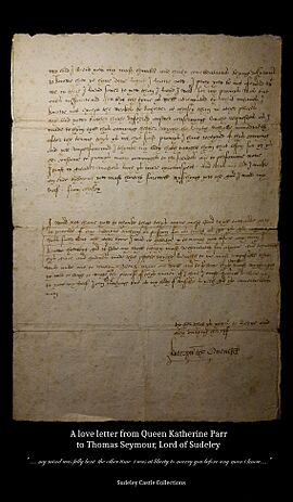 Love letter from Katherine Parr